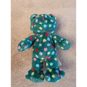 Build-A-Bear Workshop Green Polka Dot Frog Plush Stuffed Animal Toy 030986
